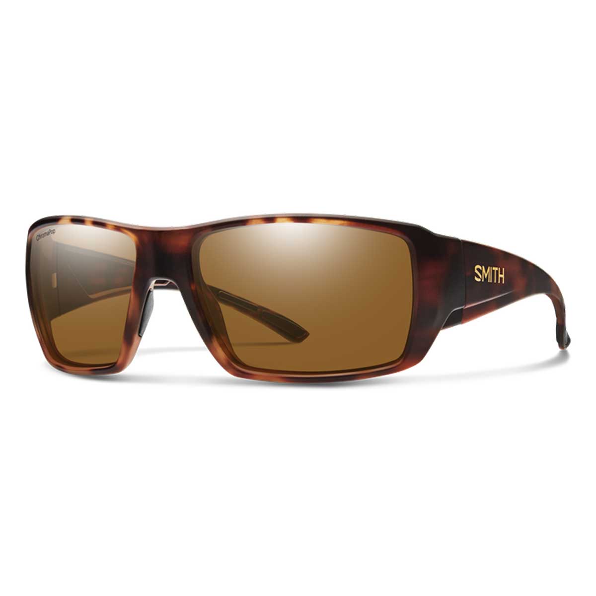 Smith Guide's Choice XL Sunglasses Polarized Chromapop in Matte Havana with Brown